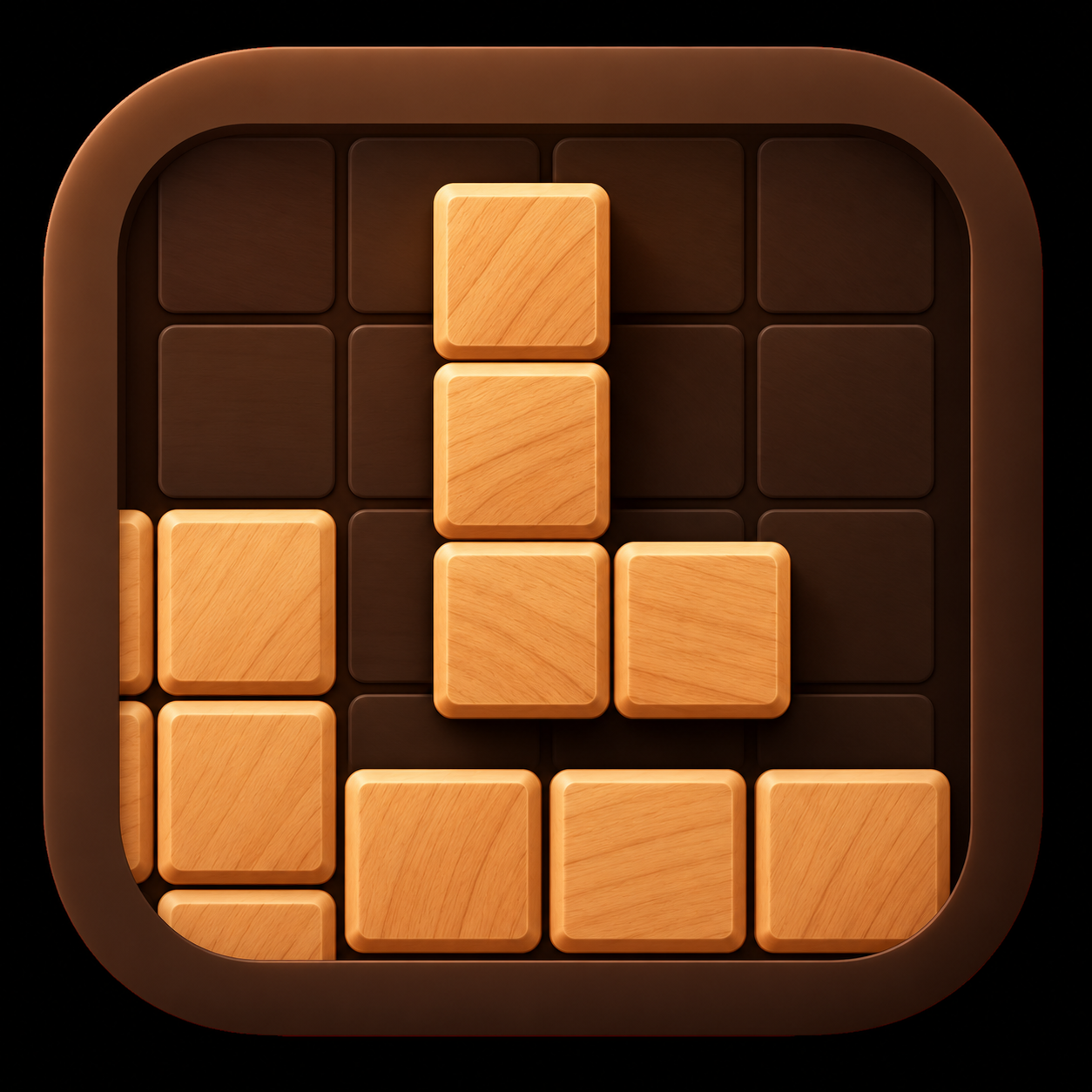 Hearthwood Blocks Icon